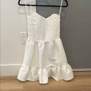 V Chapman Ginny Dress (White Baroque)